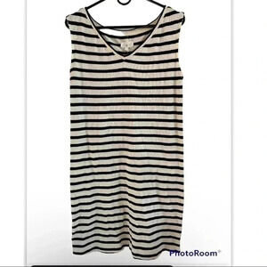 Lou & Grey Striped Sleeveless Dress